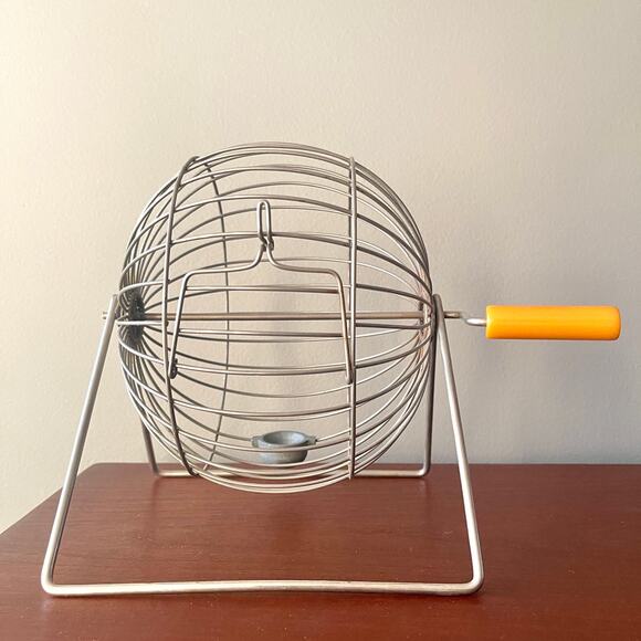 Mid Century Vintage Wire Bindo Cage with Bakelite Handle - Picture 2 of 10